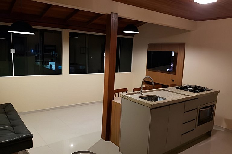 Ultra Top, tudo novo e com vista pro mar - Apto 6