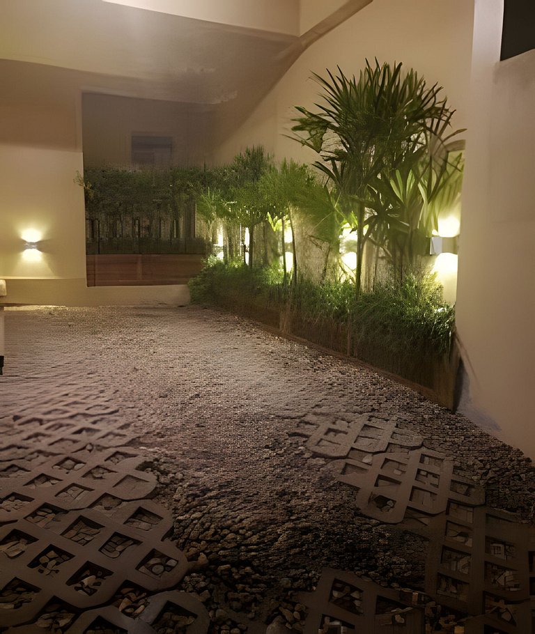 Ap Térreo com pátio top até 8 pessoas – Apto 7