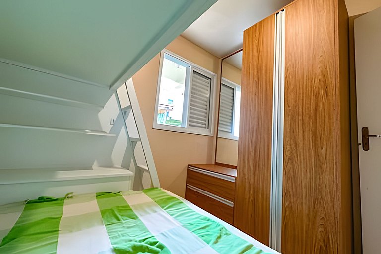 Ap Térreo com pátio top até 8 pessoas – Apto 7