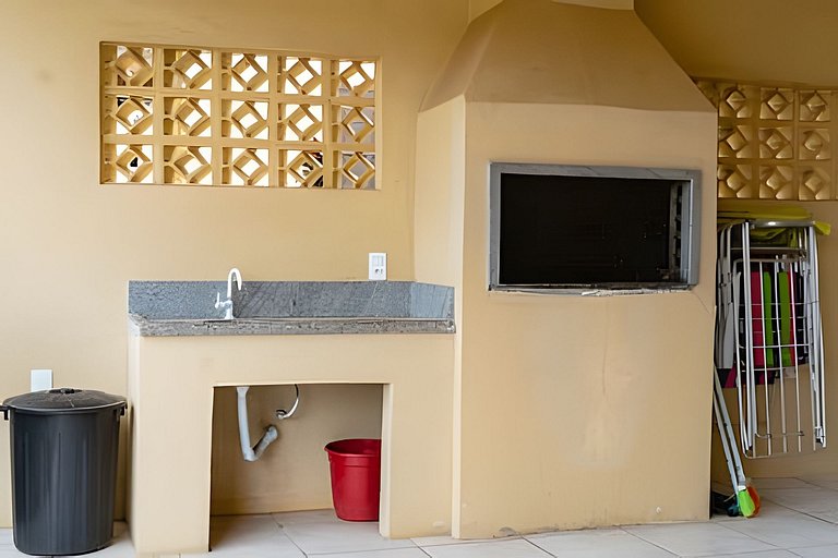 Ap Térreo com pátio top até 8 pessoas – Apto 7