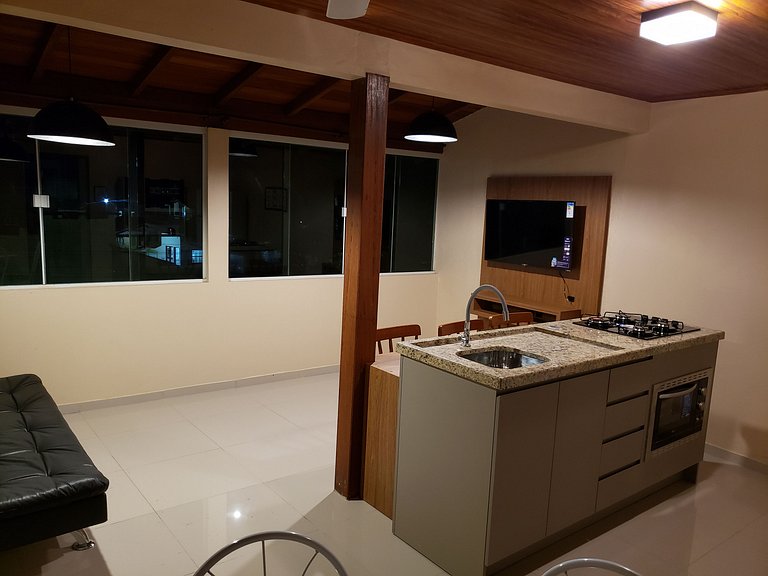 Ultra Top, tudo novo e com vista pro mar - Apto 6